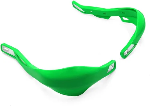 Vista 8 de Protección Universal para Manillar de Motocicletas, Protectores de Manos, Protectores de Parabrisas, Protector Anti-crash para Honda Motocross Verde