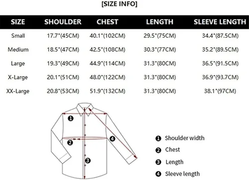 Vista 4 de Camisa de vestir para hombre, cuello mandarín, manga larga, informal, con botones, con bolsillo
