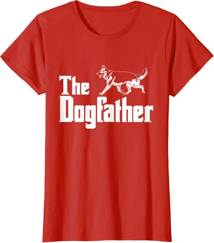 Vista 55 de The Dogfather Pastor Alemán - Camiseta de regalo divertida, Negro, S