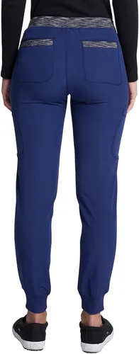 Vista 4 de Dickies Dynamix - Pantalón de uniforme médico, estilo deportivo, con elevación natural y pierna angosta
