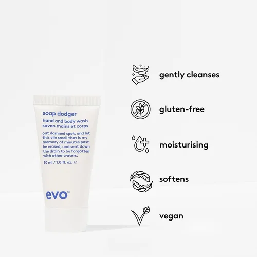 Vista 6 de Evo - The Crusaders Haircare Gift Set - Champú diario para personas normales, pasta de textura Box O Bollox, bálsamo facial ganadores y jabón Dodger