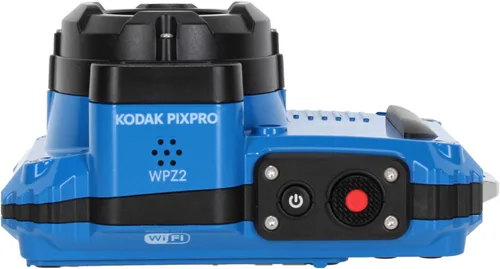 Vista 4 de KODAK PIXPRO WPZ2 - Cámara digital para vlogging con WiFi, resistente al agua, a prueba de golpes, a prueba de polvo, 16 MP (azul) con tarjeta