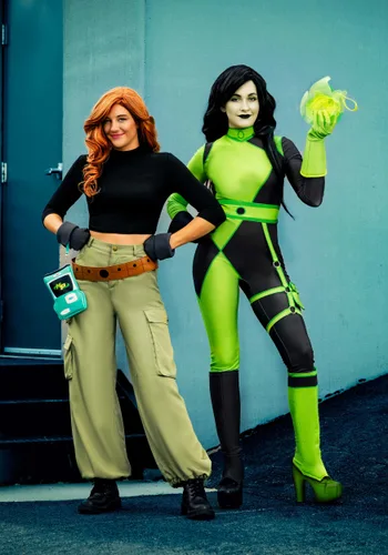 Vista 2 de Disfraz Deluxe de Disney Kim Possible para Mujer Talla Plus Multicolor