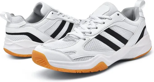 Vista 2 de Zapatos ligeros de pickleball para hombres y mujeres, zapatos de tenis de corte con arco para todas las canchas, entrenamiento de cancha