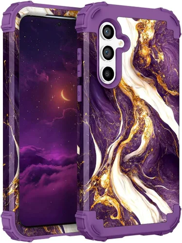 Vista 29 de Hocase Funda para Galaxy S20 FE 5G, Protección resistente a prueba de golpes, goma de silicona suave + parachoques de plástico duro, funda
