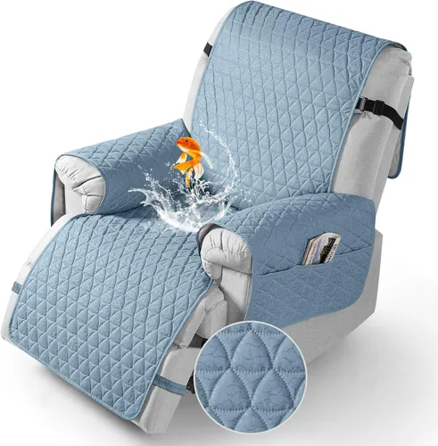 Vista 10 de TAOCOCO Funda para Sillón Reclinable 100% Impermeable - Funda para Sillón Reclinable con Gránulos Antideslizantes, Fundas para Sillas Reclinables