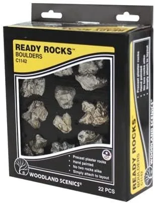 Vista 3 de WOODLAND SCENICS C1142 Ready Rocks Rocas Boulder