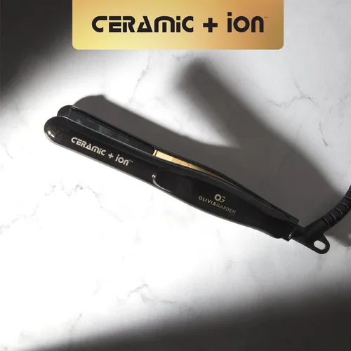 Vista 5 de Olivia Garden Ceramic + Ion Pro Flat Iron - Dual Voltage, 11 Temps, 3D Floating Plates