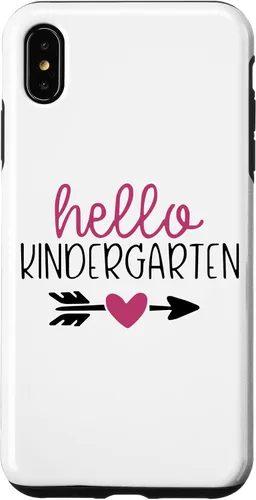 Vista 11 de Hello Kindergarten Parent Or Teacher Saying New School Year Case for iPhone XR