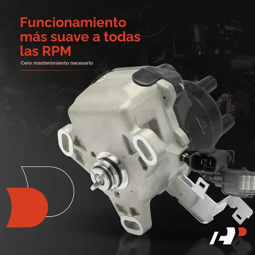 Vista 6 de Distribuidor de encendido A-Premium con tapa y rotor compatible con Honda Accord 1994-1995 2.2L, con 2 bujías