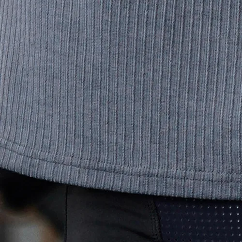 Vista 7 de Chalecos de yoga para hombre, chaleco sin mangas para hombre, cuello barco, acanalado, ganchillo, camisola sin mangas, chaleco de otoño y verano 2024
