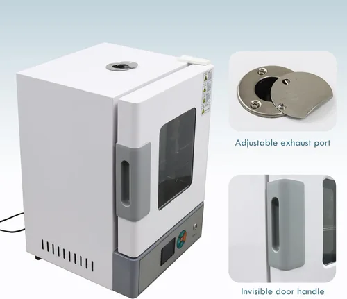 Vista 4 de TECHTONGDA Horno de secado por convección de aire forzado digital, tratamiento térmico, control de temperatura de laboratorio industrial, ventilador