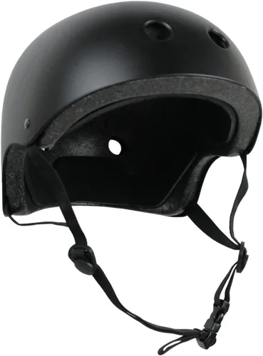 Vista 3 de El combo de casco y almohadillas para monopatín incluye casco, rodilleras, coderas, muñequeras, elige tamaño y color Negro