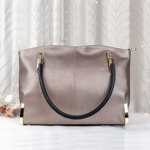 Vista 6 de FOXLOVER Bolsos de mano de gran capacidad para mujer de cuero genuino para mujer bolsos de hombro de moda