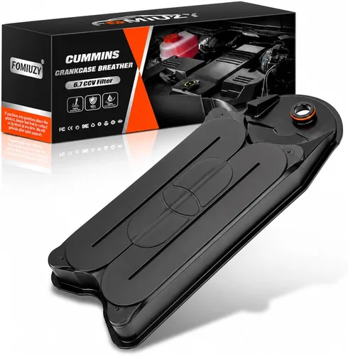 Vista 9 de Filtro CCV 6.7 Cummins para respiradero de cárter de diésel, compatible con Dodge Ram 2500 3500 4500 5500 2008 2009 2010 2011 2012 2013 2014 2015