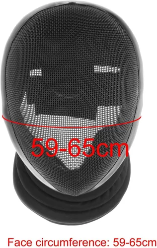 Vista 7 de Generic Protección facial multifunción comodidad con equipo de espada portátil acolchado, casco de esgrima para competición de máscaras, suministros