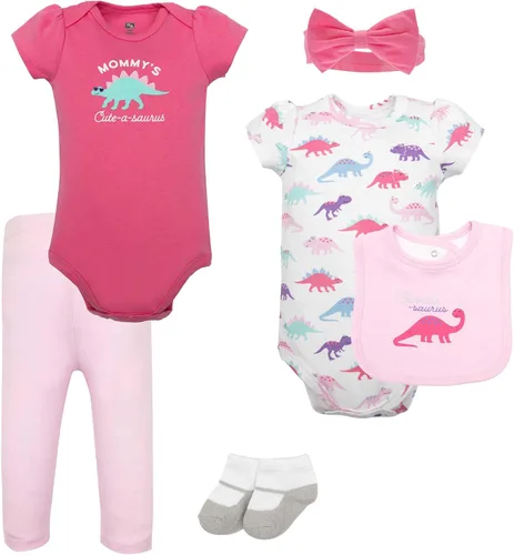 Vista 43 de Hudson Baby Juego de canastilla de algodón unisex para bebé Arcos de ballet Bunny