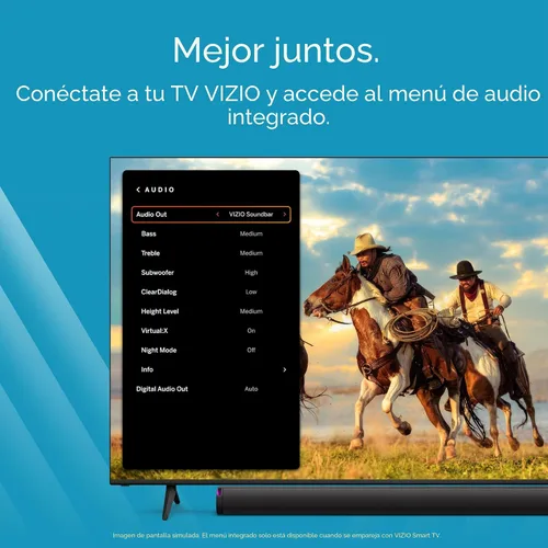 Vista 14 de VIZIO 5.1.2 Elevate SE Barra de sonido, subwoofer inalámbrico, sonido envolvente con Dolby Atmos y DTS:X, altavoz Bluetooth, compatible