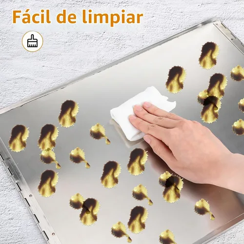 Vista 6 de Protector contra salpicaduras de aceite de 3 caras, protector antisalpicaduras de acero inoxidable mejorado para estufa, barrera de aceite plegable