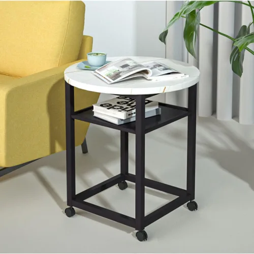 Vista 5 de Asiento de cubo 5 en 1 con ruedas giratorias y mesa auxiliar, sillas apilables para sofá, taburete, taburete otomano anidable, para sala de estar