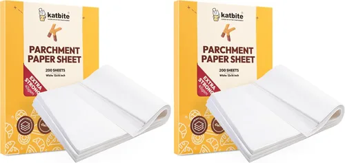 Vista 10 de Katbite Hamburger Patty Paper 300 unidades, hojas cuadradas de papel pergamino antiadherente de 4 x 4 pulgadas para hamburguesas, prensa