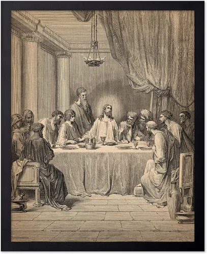 Vista 35 de Poster Master Póster de retrato vintage, impresión cristiana retro, regalo para religiosos, amigos, cara de Jesucristo, sudario de Turín, Biblia