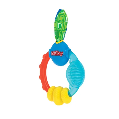 Vista 5 de Nuby Wacky - Anillo de dentición, multicolor