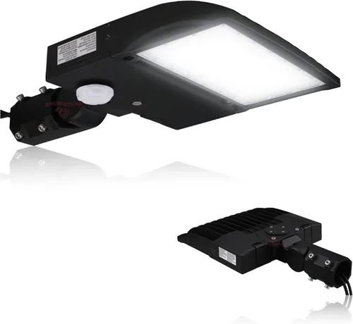 Vista 44 de RuggedGrade Vatiaje de luz LED NextGen IV de 100 W para estacionamiento Negro