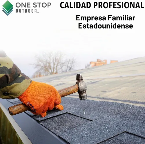 Vista 3 de Paquete de 200 clavos galvanizados para techos de 1 pulgada, de grado profesional, se utilizan para sujetar fieltro de techo, individuales