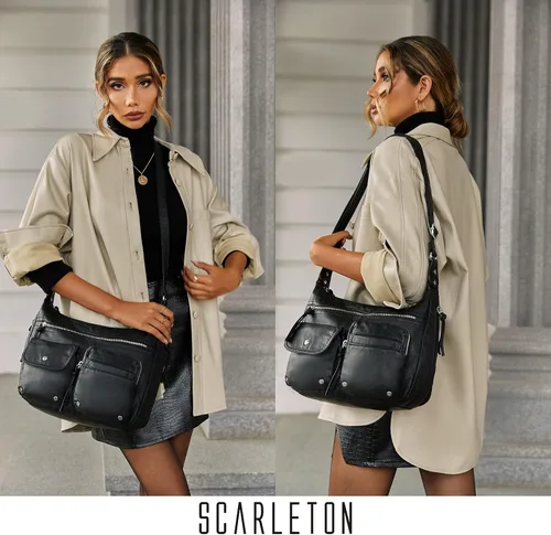 Vista 2 de Scarleton Crossbody Bags for Women, Crossbody Purses for Women, Women's Crossbody Handbags with Multiple Pockets, H1800