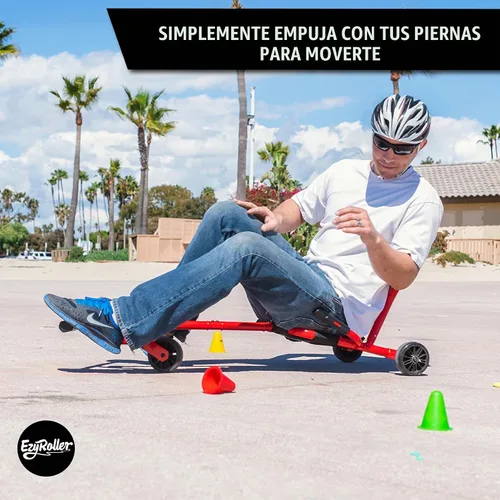 Vista 4 de EzyRoller Nuevo Pro-X Juguete Montable para Niños y Adultos - Rojo