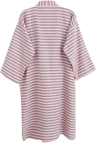 Vista 2 de Bata tipo kimono para hombres y mujeres, bata de dormir, camisón unisex