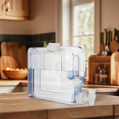 Vista 5 de JMIATRY 2 paquetes de dispensador de agua para refrigerador de 0.79 galones/3 litros dispensador de bebidas de plástico para refrigerador recipiente