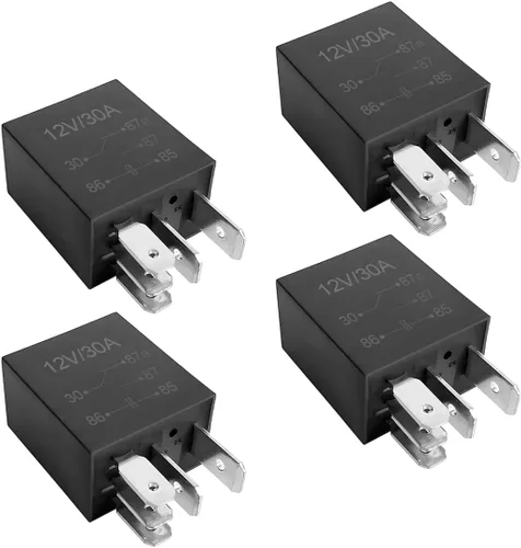 Vista 11 de Relé de Coche de 4 Pines 12V 30A, Relé de Arranque Impermeable Multiusos para Motor, Accesorios de Repuesto Eléctricos Automotrices Estándar