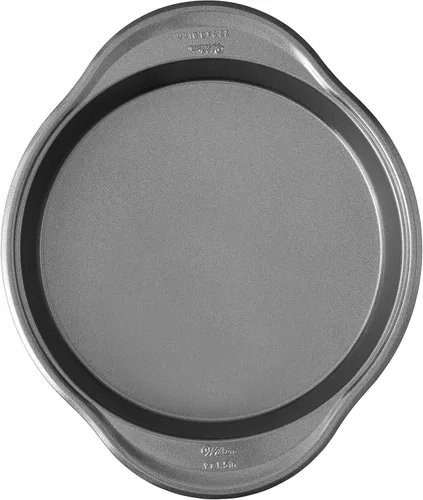 Vista 2 de Wilton Advance Select Premium - Molde redondo antiadherente de 9 pulgadas, acero, plateado (paquete de 2)