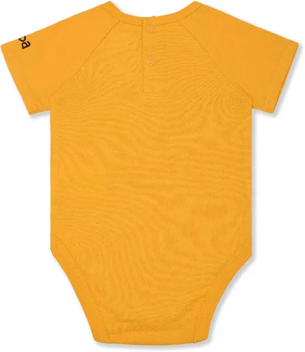 Vista 3 de Disney Lion King Simba - Body de manga corta para niños recién nacidos y bebés color amarillogris