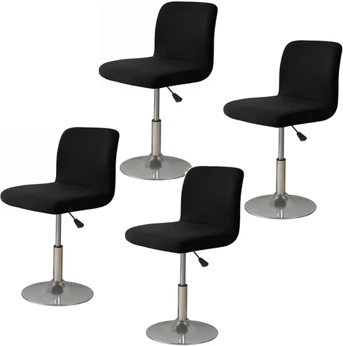 Vista 12 de WOMACO - Funda para taburete de bar con respaldo impreso, para sala de comedor, giratoria, cuadrada, funda para asiento de silla de bar, protector