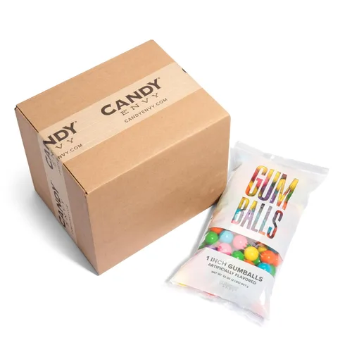 Vista 9 de Candy Envy - Bolas de chicle surtidas - 1 pulgada - Aproximadamente 113 por bolsa de 2 libras - Caramelos surtidos a granel - Hecho en América
