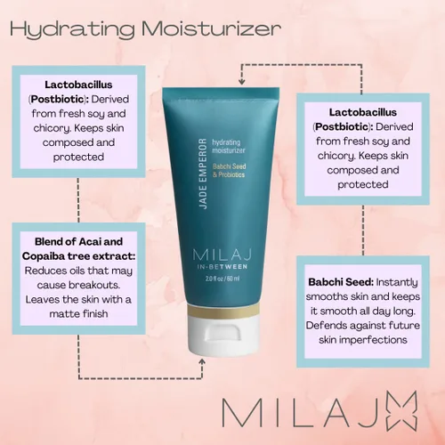 Vista 6 de MILAJ Jade Emperor Crema facial hidratante Hidratante ligero para iluminar, refinar y nutrir la piel Cuidado de la piel limpio para niños