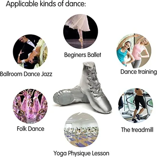 Vista 3 de Botas de baile de jazz para niña