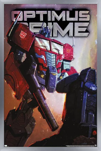 Vista 9 de Trends International Hasbro Transformers - Póster de pared Optimus Prime, 14.725 x 22.375 pulgadas, versión enmarcada de madera de granero