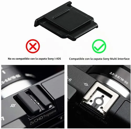 Vista 2 de Cubierta de zapata caliente para cámara Sony A7C R II A7RVI A7 V IV III ZV