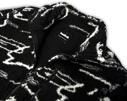 Vista 3 de Twitch Chaqueta Sherpa con cremallera