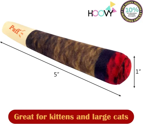 Vista 7 de Hoovy Doobies de juguete de hierba gatera Gato Nip Cat Cosas geniales Juguetes divertidos Regalo de articulaciones de hierba gatera