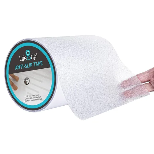 Vista 34 de Lifegrip - Cinta de tracción antideslizante, cinta de fricción de 1 pulgada x 15 pies, el mejor agarre, adhesivo abrasivo para escaleras, peldaños