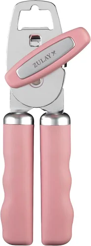 Vista 37 de Zulay Kitchen Abrelatas manual de acero inoxidable resistente con abridor de botellas, abrelatas manual a prueba de óxido con perilla giratoria