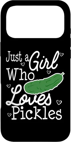 Vista 22 de Pickles Just A Girl Who Loves Funny Case for iPhone 16