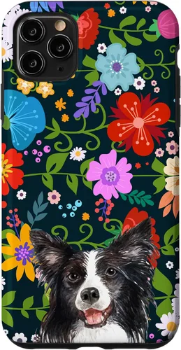 Vista 13 de Border Collie Ditsy Flower Floral Pattern for Women Case for iPhone 17