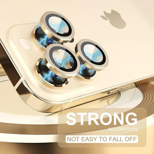 Vista 424 de Choiche Compatible para iPhone 16 Pro/iPhone 16 Pro Max Protector de Lente de Cámara, Vidrio Templado 9H Protector de Pantalla de Cubierta de Cámara