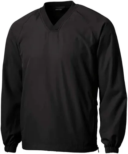 Vista 4 de Joe's USA Camisas atléticas de viento raglán con cuello en V para hombre en tallas regulares y grandes, XS-6XL